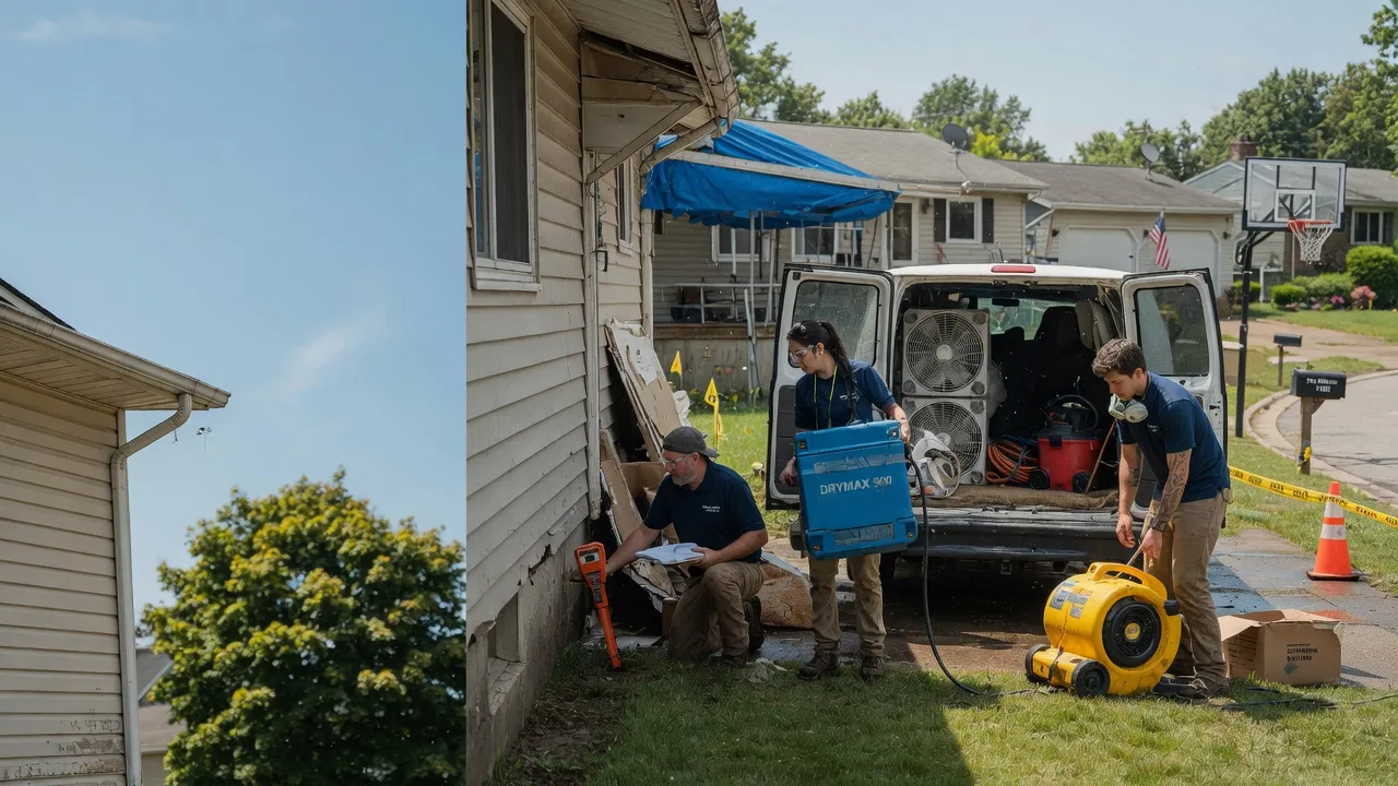 Ceiling Leak Cleanup in Martins Creek, PA near me