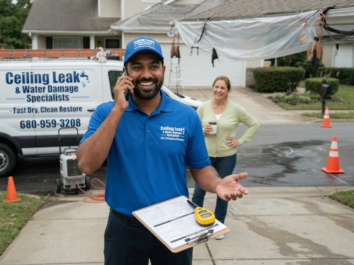 Ceiling Leak Cleanup Martins Creek, PA FAQs